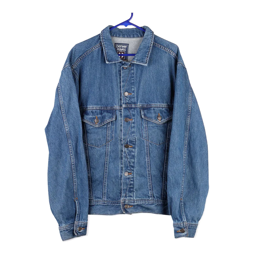 Denver Hayes Denim Jacket - Large Blue Cotton