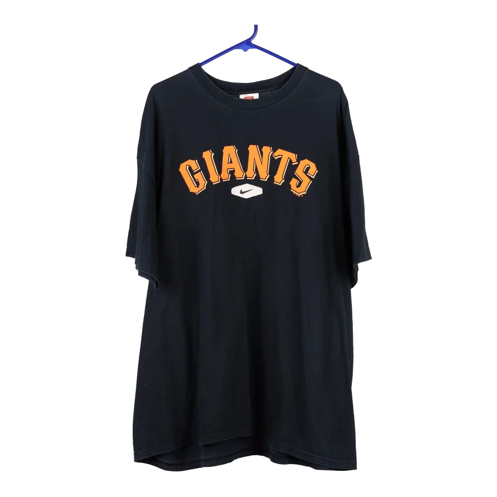 San Francisco Giants MLB Mens Majestic Black Fashion Jersey Big