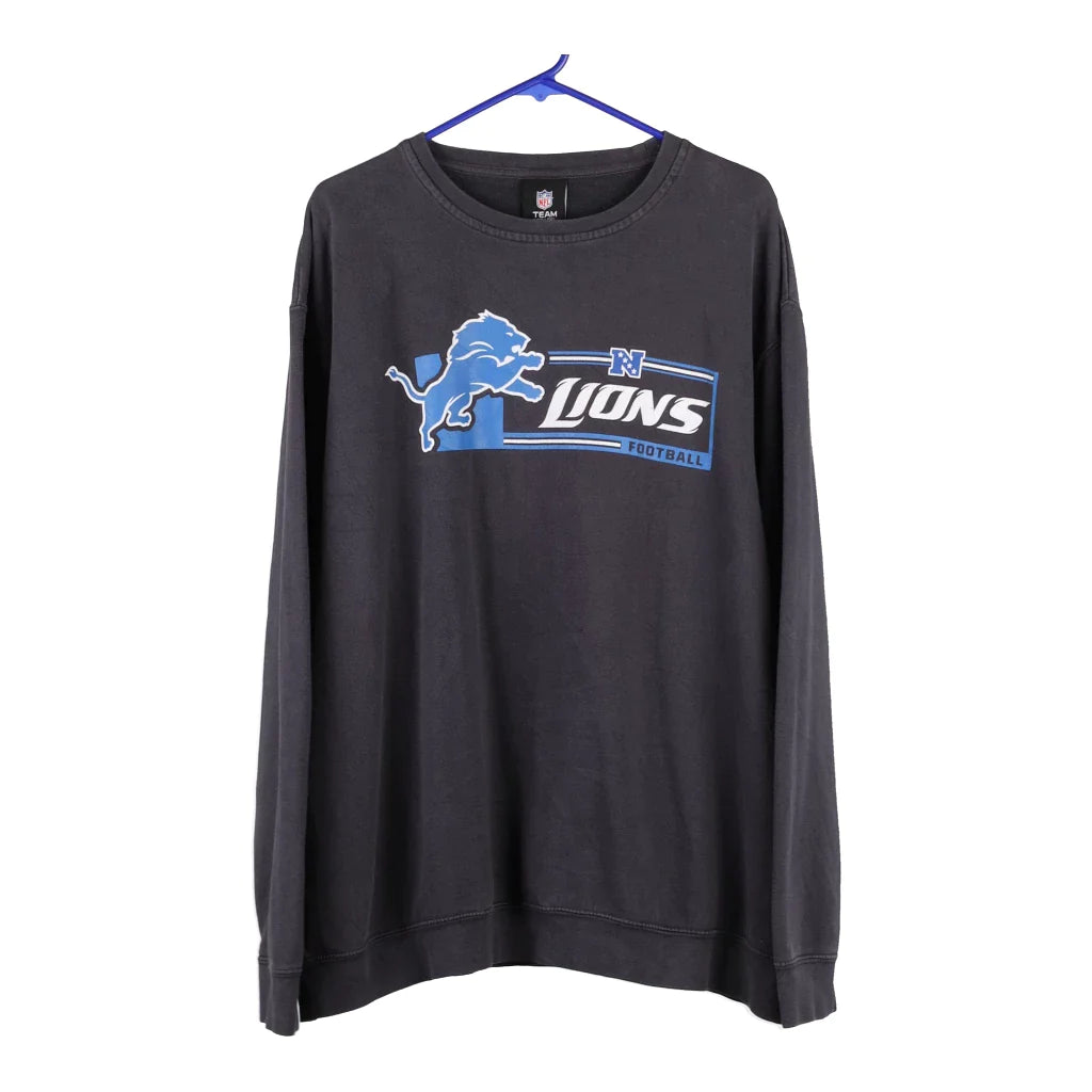 Detroit Lions Antigua Reward Crewneck Pullover Sweatshirt