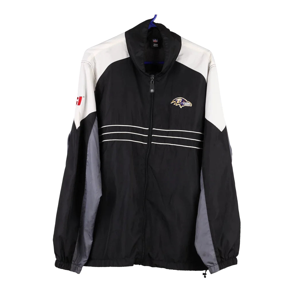 The best selling] The baltimore ravens nfl all over print fleece leather  jacket