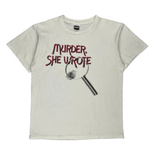  Single Stitch Murder, She Wrote Tultex Graphic T-Shirt - XL White Cotton