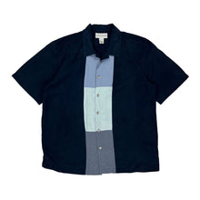  Croft & Barrow Short Sleeve Shirt - Large Blue Silk