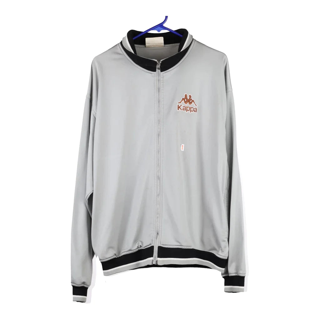 Kappa grey hot sale jacket