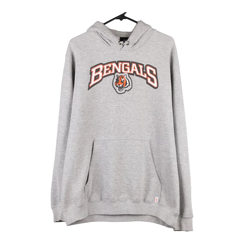 Cincinatti Bengals Nfl NFL Sweatshirt - Large Grey Cotton Blend