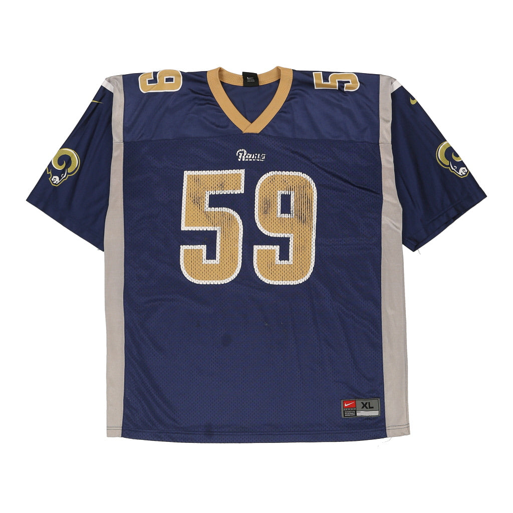 Los Angeles Rams Nike Jersey - XL Navy Polyester