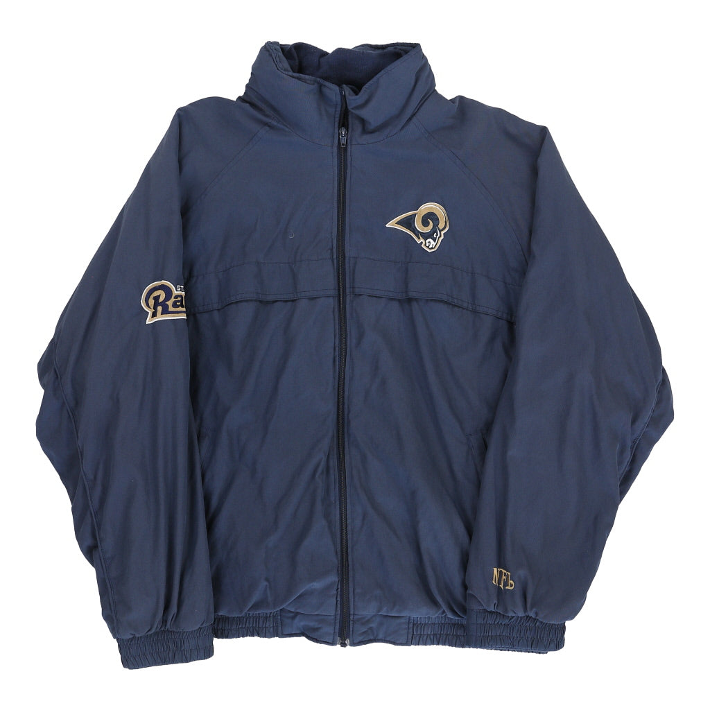 St Louis Rams Nfl NFL Jacket - XL Navy Nylon Blend