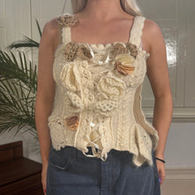  Vintage cream Stefanel Cami Top - womens small