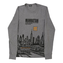  Vintage grey Manhattan Dolce & Gabbana Long Sleeve T-Shirt - mens medium