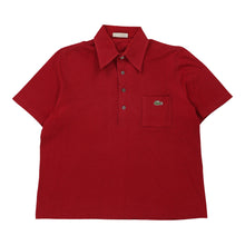  Vintage red 1970s Lacoste Polo Shirt - mens medium