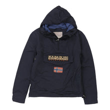  Vintage navy Napapijri Windbreaker - mens small