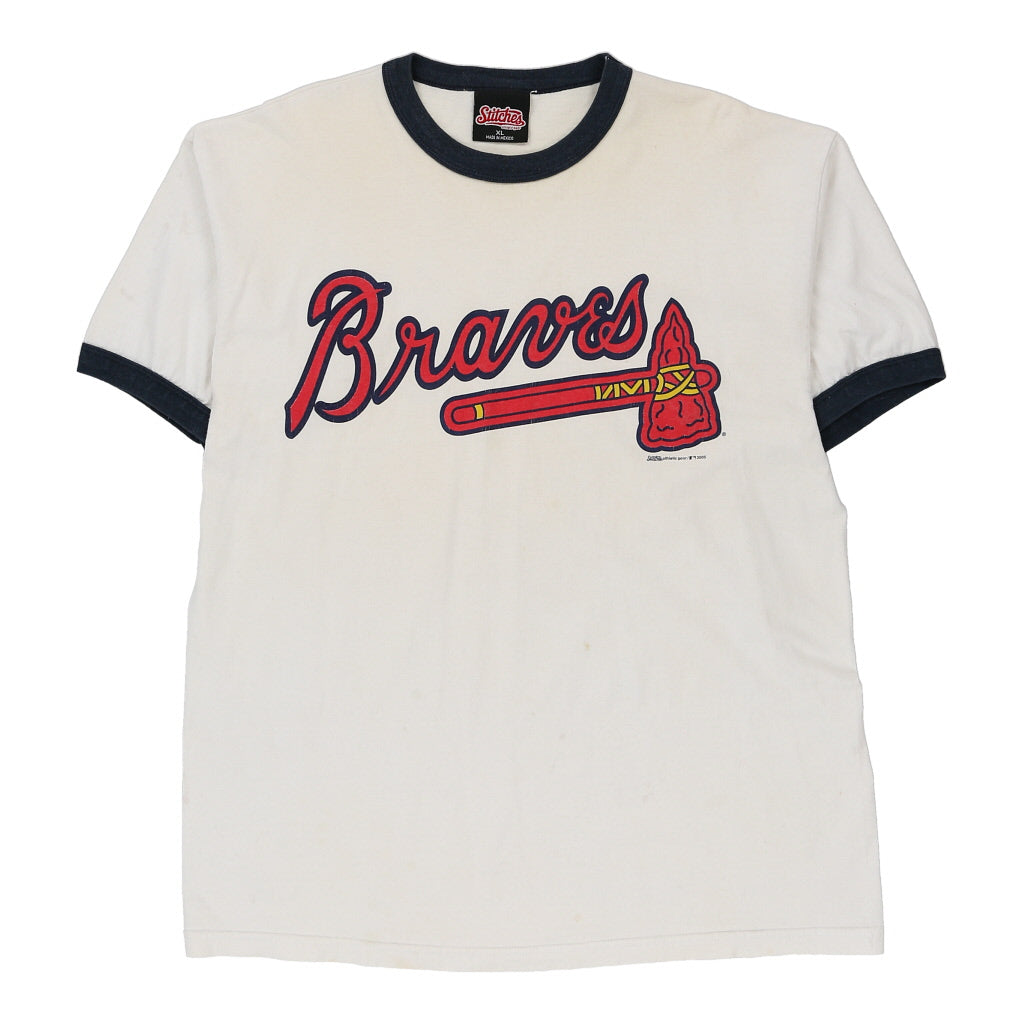 Gildan Atlanta Braves A Logo T-Shirt White XL