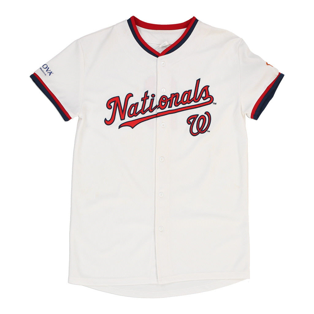 Washington Nationals Unbranded MLB Jersey - Small Grey Polyester