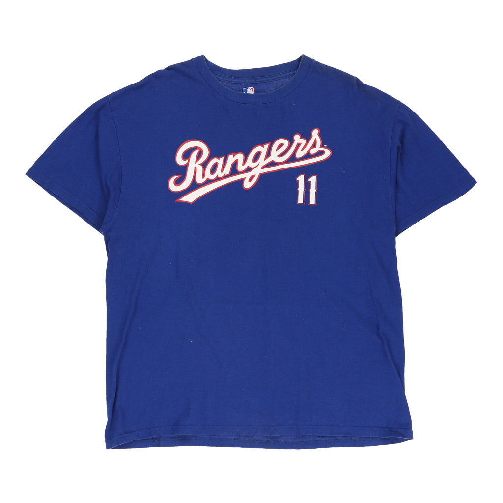 Vintage Thrift Texas Rangers Baseball Pinstriped Tee