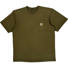  Carhartt K87 ARG Pocket T-Shirt - Large - Green Cotton