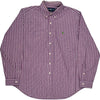 Ralph Lauren Classic Fit Shirt - XL - Purple Cotton