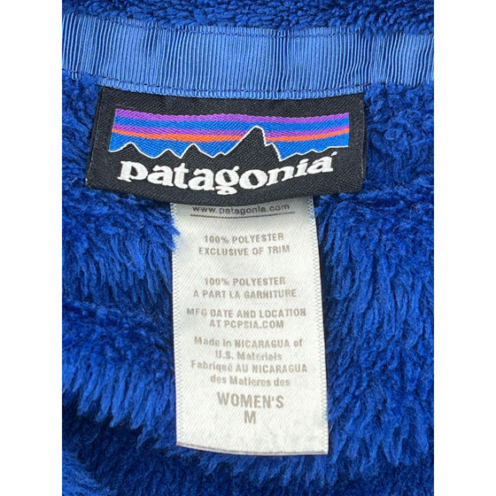 Patagonia Fleece Pullover - Medium - Blue Polyester