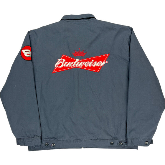 Chase Authentics Budweiser Racing Jacket - X-Large - Blue Cotton