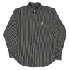 Bradford Ralph Lauren Striped Shirt - XL Black & White Cotton