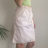 Vintage white Les Copains Mini Skirt - womens 28" waist