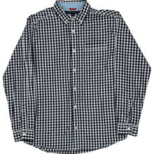  Age 14-16 Tommy Hilfiger Check Shirt - Large - Black & White Cotton