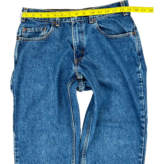 Levis 550 Relaxed Fit Jeans - 30W 27L - Blue Cotton