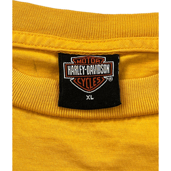 Harley Davidson Vest - XL - Yellow Cotton