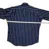 Ralph Lauren Striped Shirt - 3XL - Navy Cotton