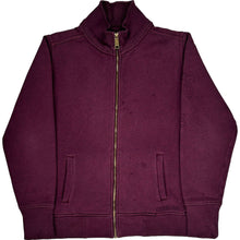  Carhartt Zip-Up - Large - Burgundy Cotton Blend