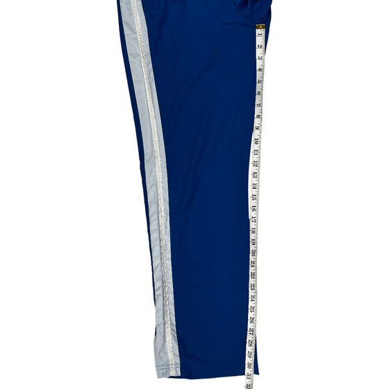 Nike Blue Track Pants - Medium - Blue Polyester