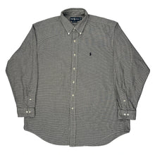  Yarmouth Ralph Lauren Checked Shirt - XL Black & White Cotton