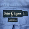 Blaire Ralph Lauren Fitted Short Sleeve Shirt - XL Blue Cotton