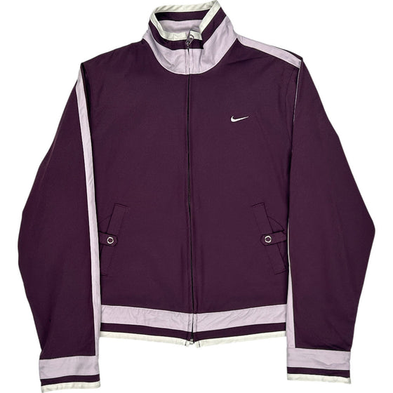 Nike Track Jacket - Medium - Purple Nylon