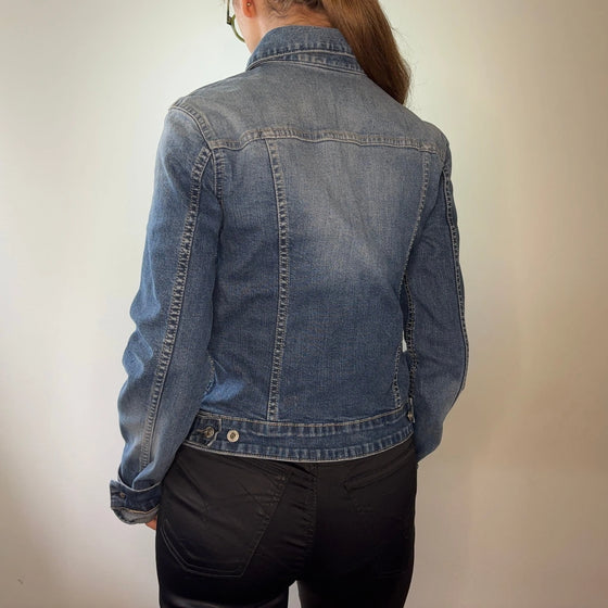 Vintage blue Diesel Denim Jacket - womens small