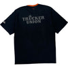 Fubu Trucker Union Graphic T-Shirt - XL - Black Cotton