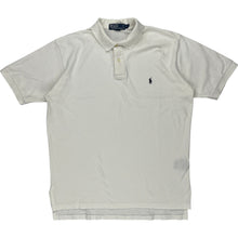  Ralph Lauren Polo Shirt - Large - White Cotton