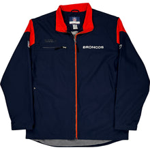  Reebok Broncos NFL Authentic Sideline Jacket - Medium - Navy Polyester