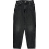 Levis 501 Jeans - 28W 29L - Black Cotton