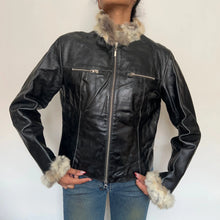  Vintage black Unbranded Leather Jacket - womens medium