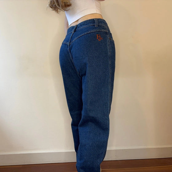 Vintage blue Ferretti Jeans - womens 26" waist