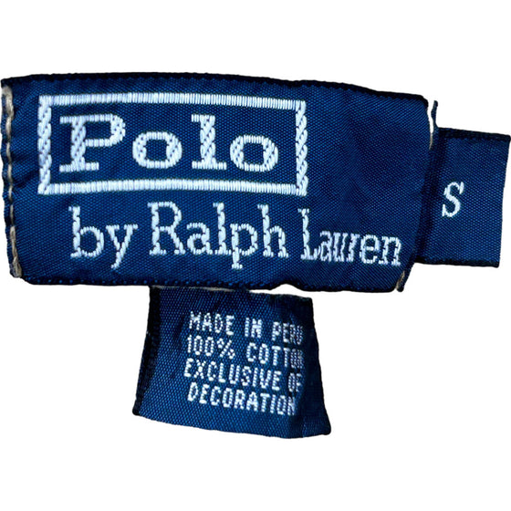 Polo Ralph Lauren Polo Shirt - Small - Beige Cotton