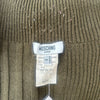 Vintage khaki Moschino Jeans Rollneck - womens small