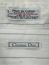 Christian Dior Dress Shirt - Large White Cotton Blend