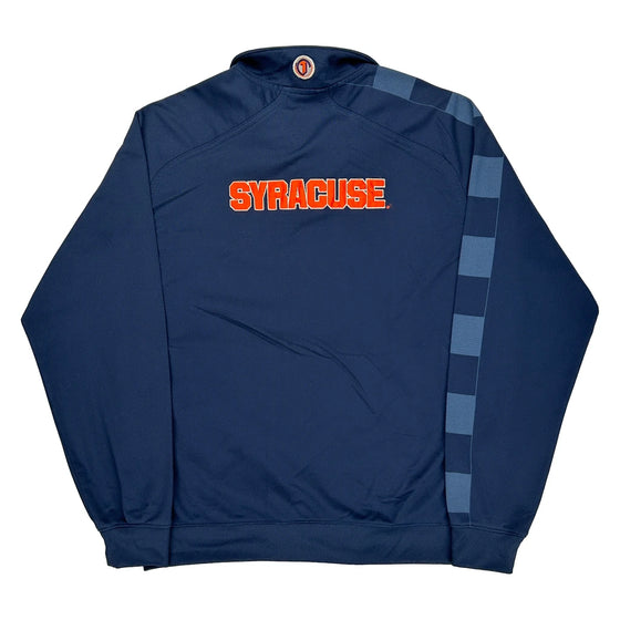 Syracuse Nike College Track Jacket - Medium Navy Polyester