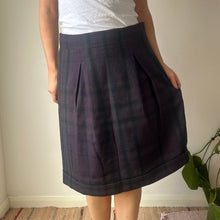  Vintage purple Burberry London Midi Skirt - womens 29" waist