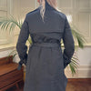 Vintage grey P One Trench Coat - womens medium