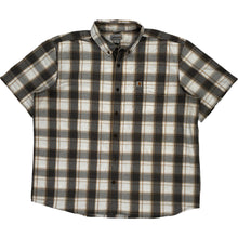  Carhartt Relaxed Fit Plaid Shirt - 2XL - Grey Cotton