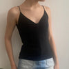 Vintage black Bloom Cami Top - womens medium