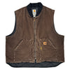 Carhartt Gilet - 2XL Brown Cotton