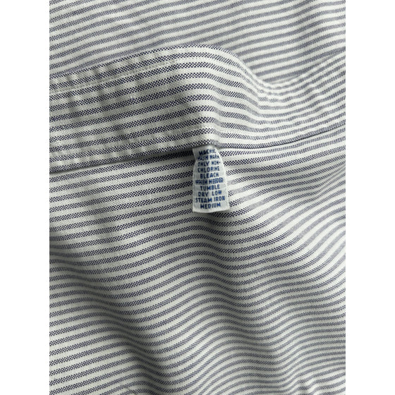 Ralph Lauren Yarmouth Striped Shirt - Large - Blue Cotton