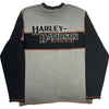 Harley Davidson Long Sleeve T-Shirt - XL- Grey Cotton